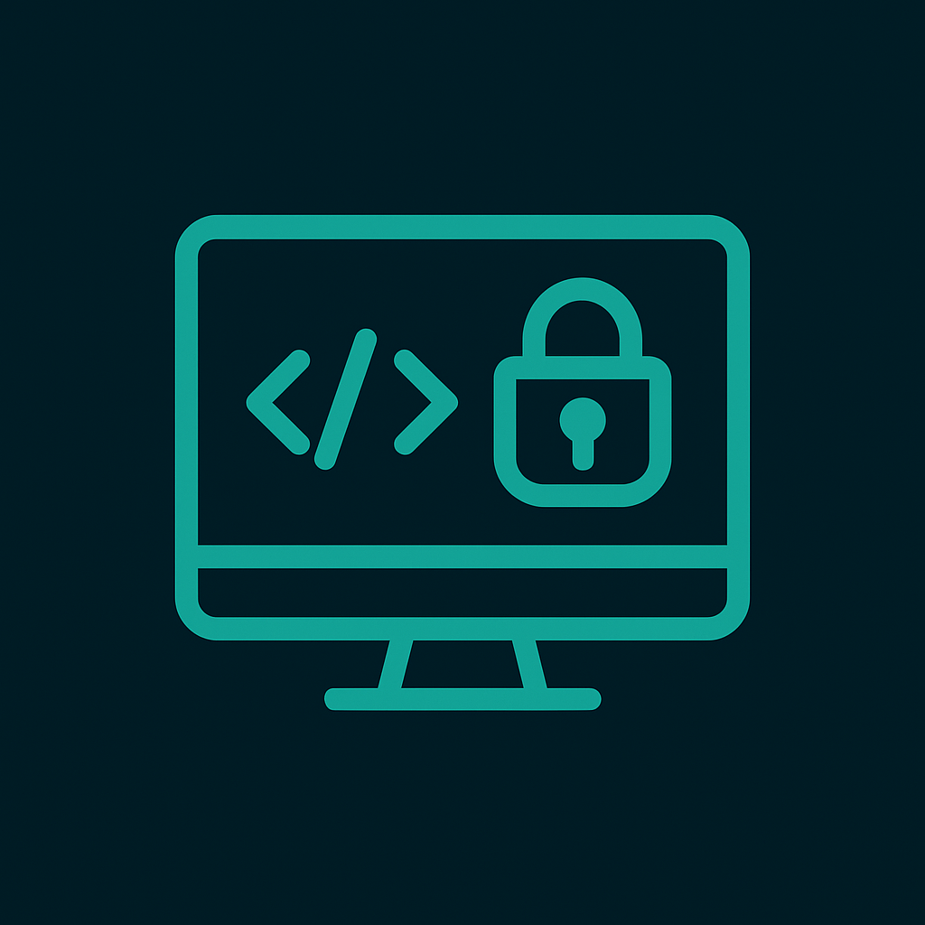 Secure development icon